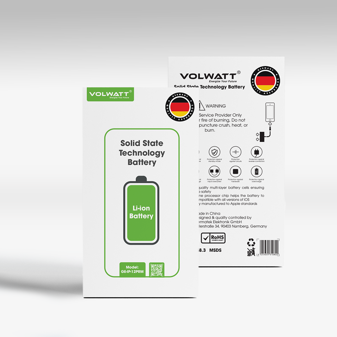 Pin điện thoại iPhone 12 Pro Max Volwatt – Dung lượng 3687mAh