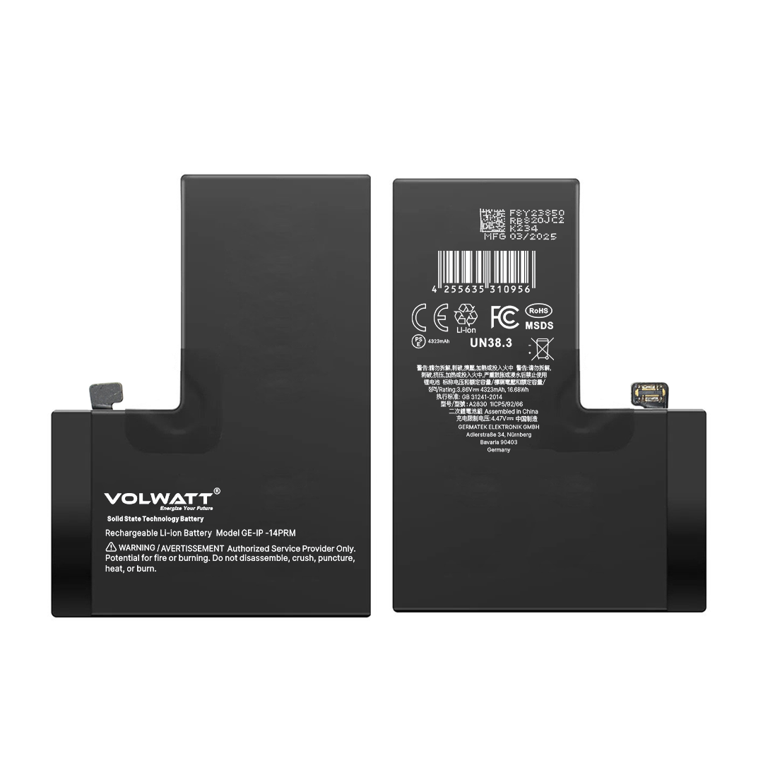 Pin điện thoại iPhone 14 Pro Max Volwatt – Dung lượng 4323mAh