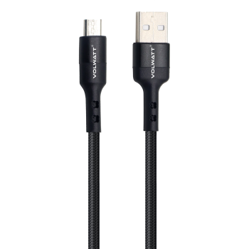 Cáp sạc nhanh & truyền dữ liệu tốc độ cao Volwatt GE-020-AM USB-A to Micro