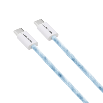 Cáp sạc siêu nhanh và truyền dữ liệu tốc độ cao Volwatt GE-036-CC 60W Type-C to Type-C